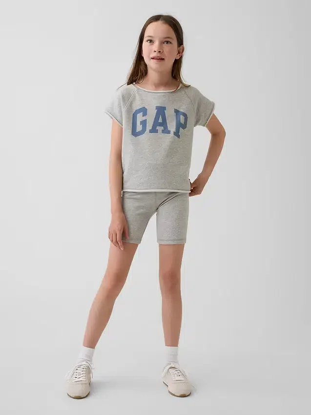 Çocuk Vintagesoft Havlu Kumaş Raglan Desenli Sweatshirt