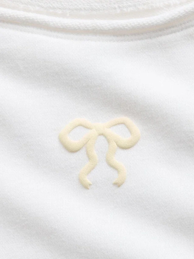 Çocuk Vintagesoft Havlu Kumaş Raglan Desenli Sweatshirt