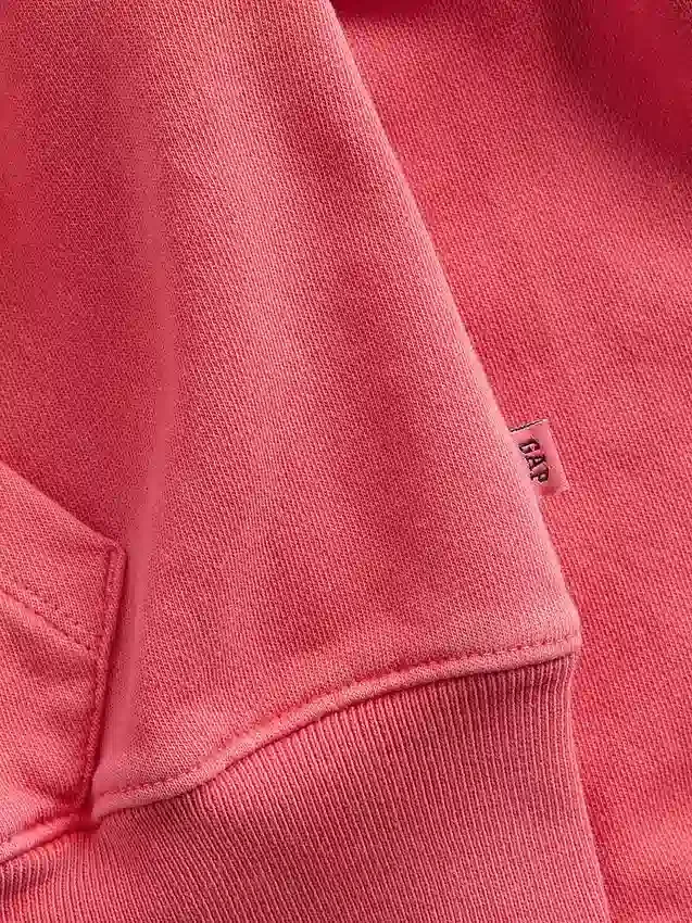 Çocuk Vintagesoft Havlu Kumaşlı Kama Kesim Fermuarlı Kapüşonlu Sweatshirt
