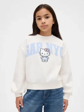 Çocuk Vintagesoft Hello Kitty Logolu Sweatshirt