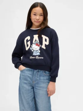 Çocuk Vintagesoft Hello Kitty Logolu Sweatshirt