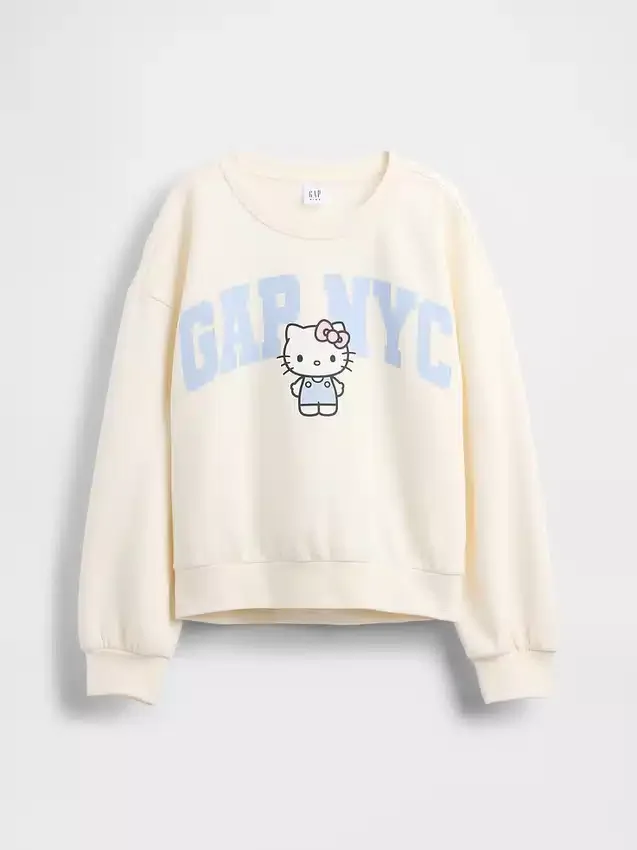 Çocuk Vintagesoft Hello Kitty Logolu Sweatshirt