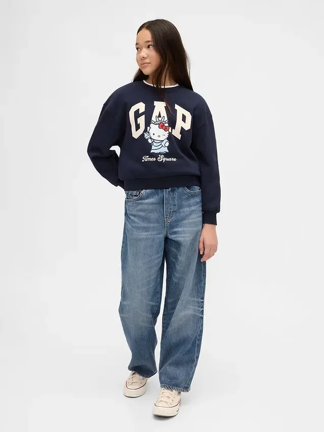Çocuk Vintagesoft Hello Kitty Logolu Sweatshirt