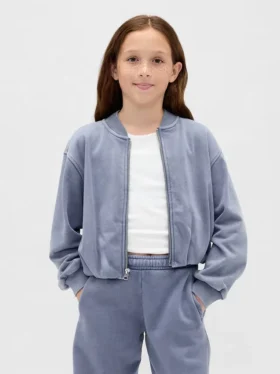 Çocuk Vintagesoft Kabarık Bomber Ceket