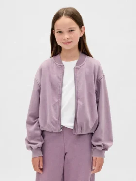Çocuk Vintagesoft Kabarık Bomber Ceket
