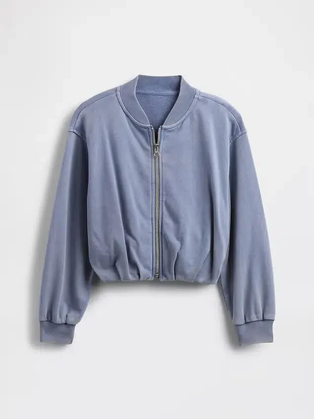 Çocuk Vintagesoft Kabarık Bomber Ceket