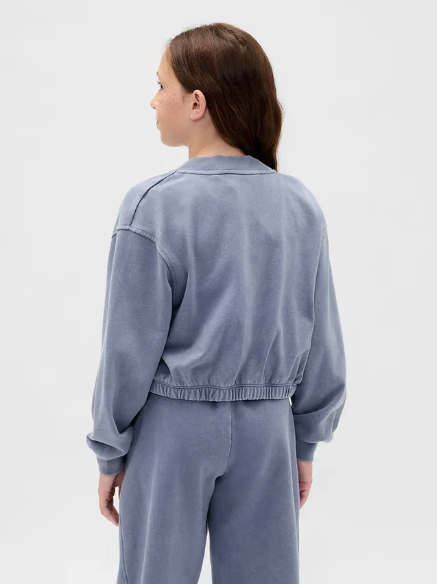 Çocuk Vintagesoft Kabarık Bomber Ceket