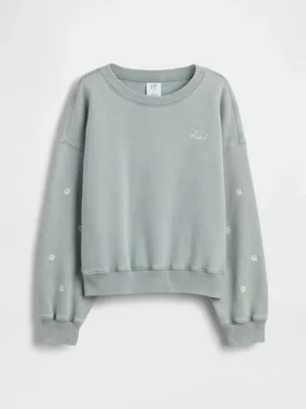 Çocuk Vintagesoft Kama Yaka Sweatshirt