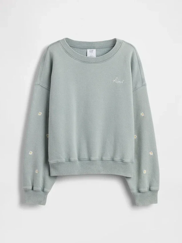 Çocuk Vintagesoft Kama Yaka Sweatshirt