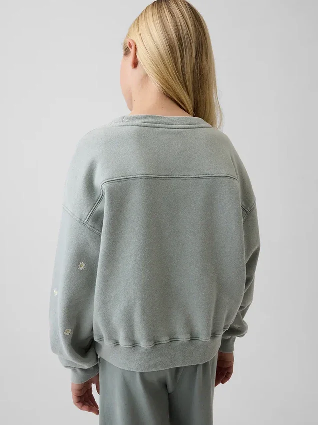 Çocuk Vintagesoft Kama Yaka Sweatshirt