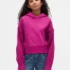 Çocuk Vintagesoft Karışık Malzemeli Kapüşonlu Sweatshirt