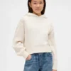 Çocuk Vintagesoft Karışık Malzemeli Kapüşonlu Sweatshirt