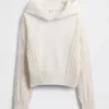 Çocuk Vintagesoft Karışık Malzemeli Kapüşonlu Sweatshirt