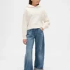 Çocuk Vintagesoft Karışık Malzemeli Kapüşonlu Sweatshirt