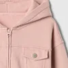Çocuk Vintagesoft Kısa Fermuarlı Kapüşonlu Sweatshirt