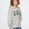 Çocuk Vintagesoft Logolu Fermuarlı Kapüşonlu Sweatshirt