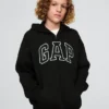Çocuk Vintagesoft Logolu Fermuarlı Kapüşonlu Sweatshirt
