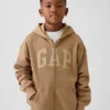Çocuk Vintagesoft Logolu Fermuarlı Kapüşonlu Sweatshirt