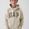 Çocuk Vintagesoft Logolu Fermuarlı Kapüşonlu Sweatshirt