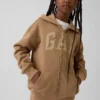 Çocuk Vintagesoft Logolu Fermuarlı Kapüşonlu Sweatshirt