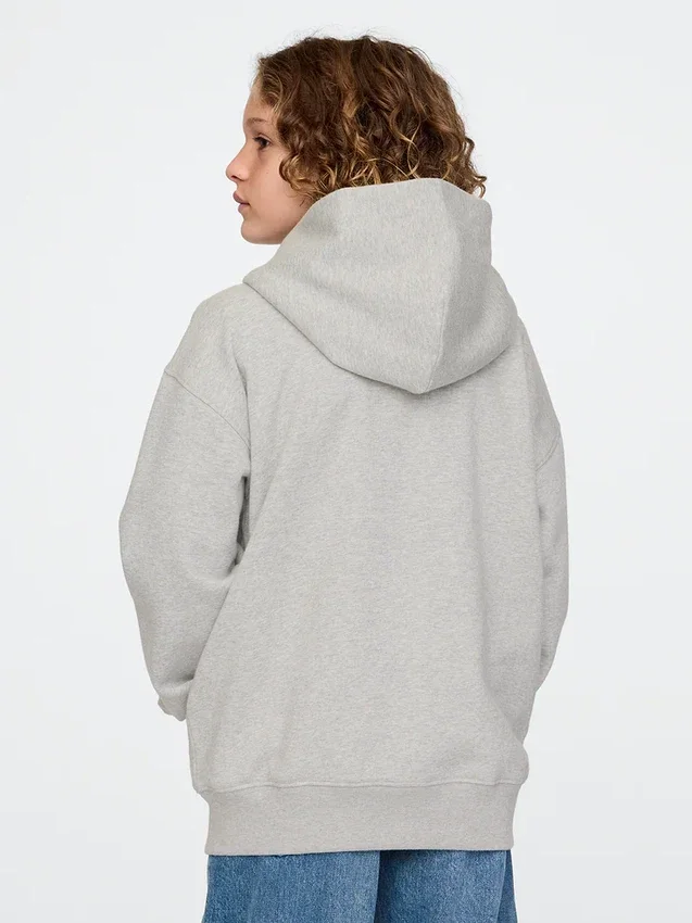 Çocuk Vintagesoft Logolu Fermuarlı Kapüşonlu Sweatshirt