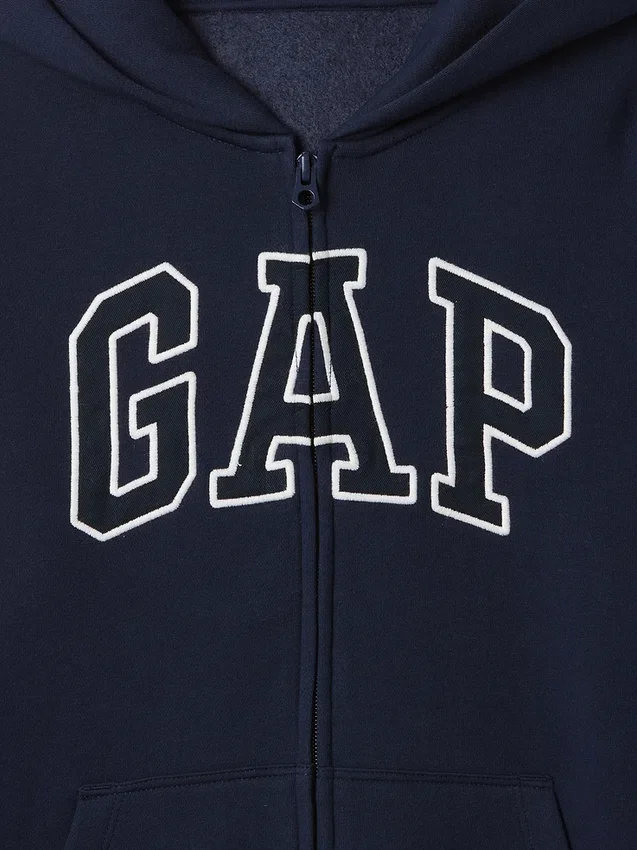 Çocuk Vintagesoft Logolu Fermuarlı Kapüşonlu Sweatshirt