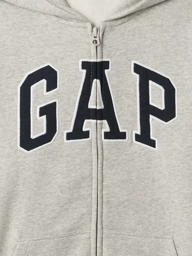 Çocuk Vintagesoft Logolu Fermuarlı Kapüşonlu Sweatshirt