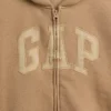 Çocuk Vintagesoft Logolu Fermuarlı Kapüşonlu Sweatshirt