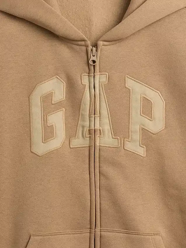 Çocuk Vintagesoft Logolu Fermuarlı Kapüşonlu Sweatshirt