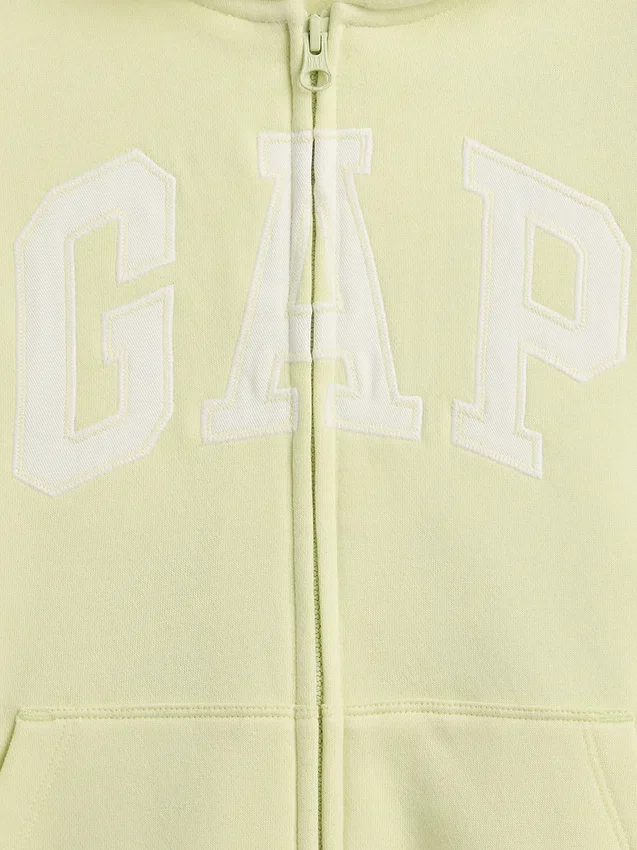 Çocuk Vintagesoft Logolu Fermuarlı Kapüşonlu Sweatshirt