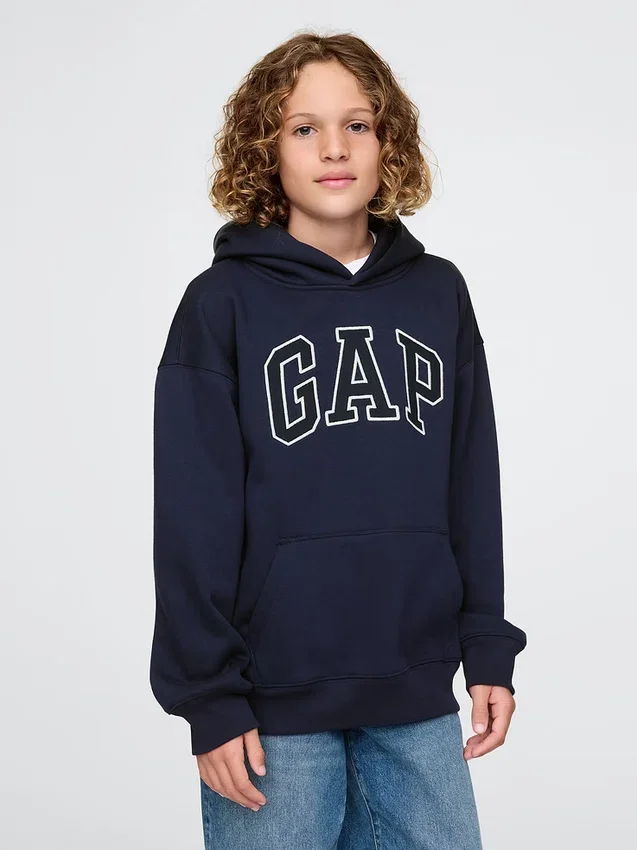 Çocuk Vintagesoft Logolu Kapüşonlu Sweatshirt