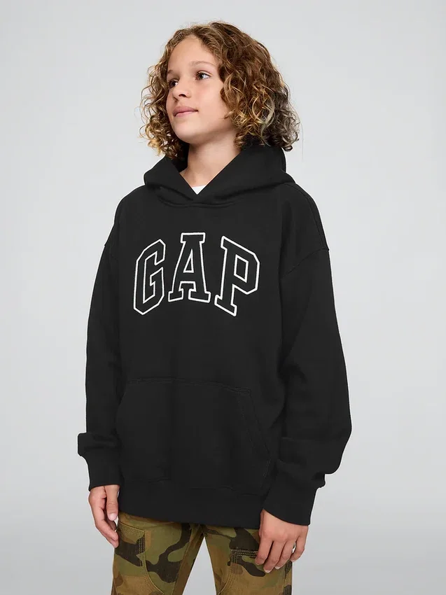 Çocuk Vintagesoft Logolu Kapüşonlu Sweatshirt