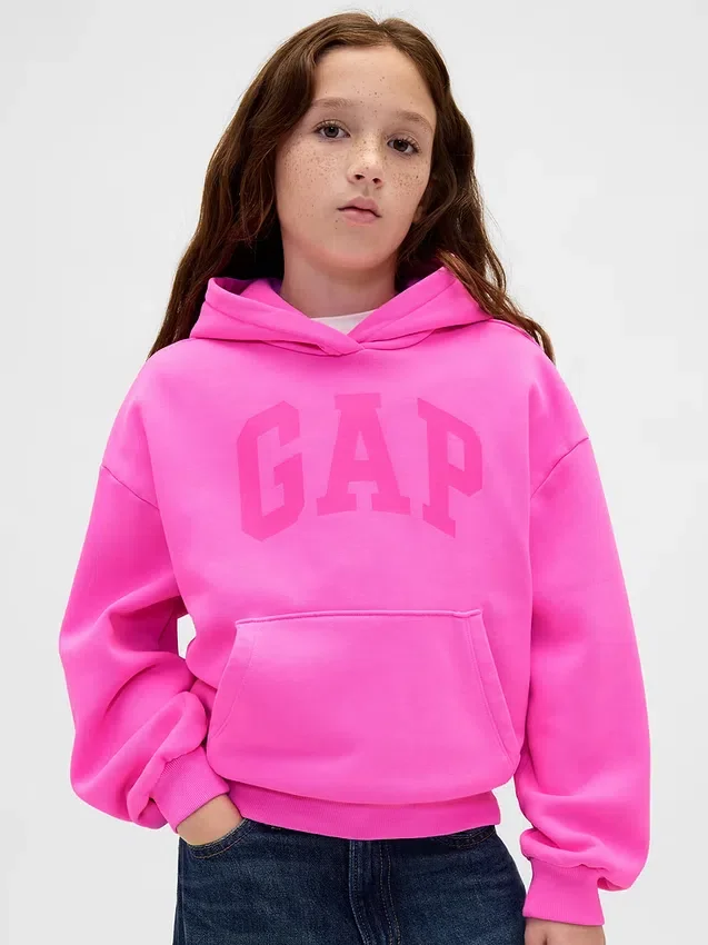 Çocuk Vintagesoft Logolu Kapüşonlu Sweatshirt