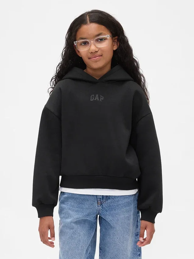 Çocuk Vintagesoft Logolu Kapüşonlu Sweatshirt