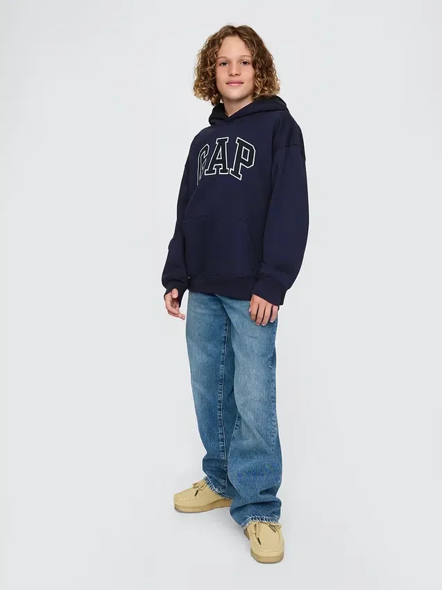 Çocuk Vintagesoft Logolu Kapüşonlu Sweatshirt