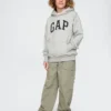 Çocuk Vintagesoft Logolu Kapüşonlu Sweatshirt
