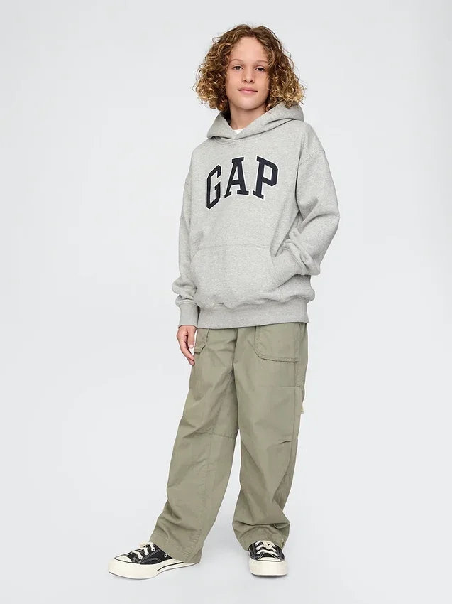 Çocuk Vintagesoft Logolu Kapüşonlu Sweatshirt