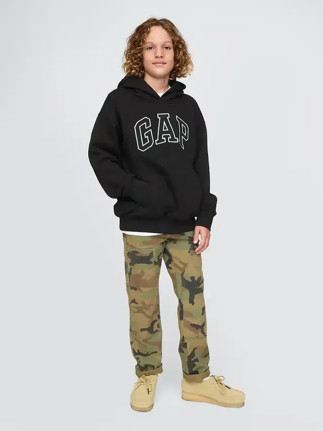 Çocuk Vintagesoft Logolu Kapüşonlu Sweatshirt