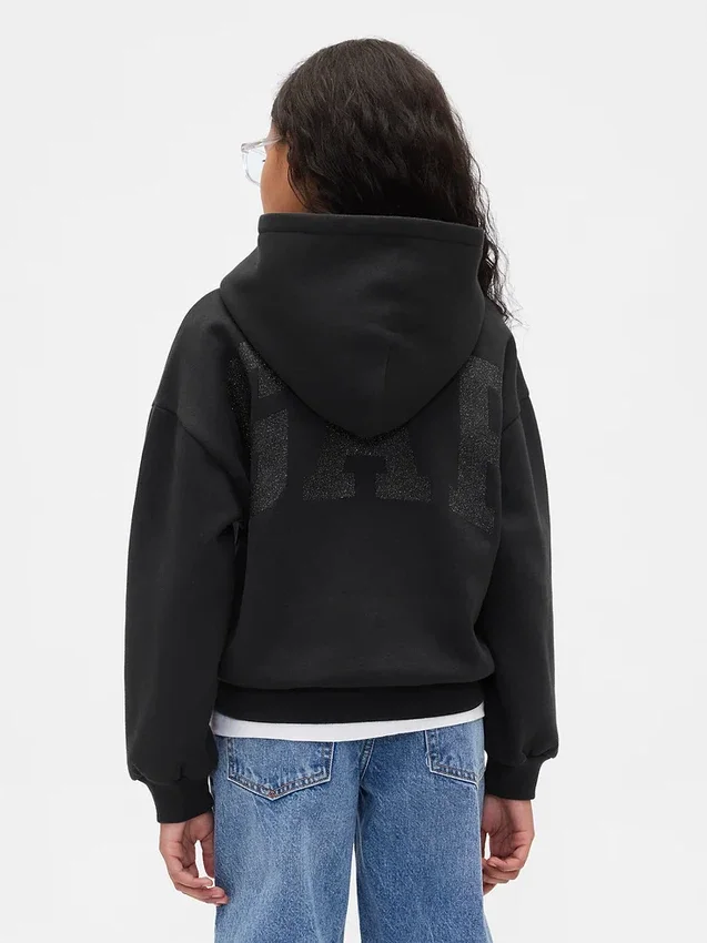Çocuk Vintagesoft Logolu Kapüşonlu Sweatshirt