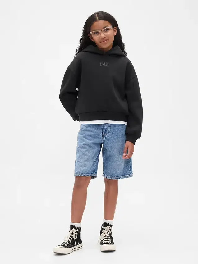 Çocuk Vintagesoft Logolu Kapüşonlu Sweatshirt