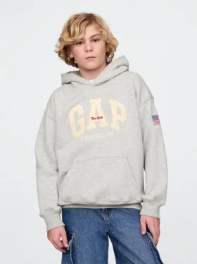 Çocuk Vintagesoft NYC Times Square Kapüşonlu Sweatshirt