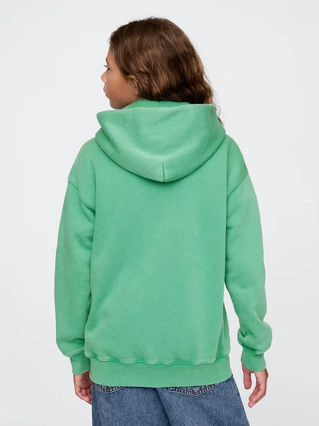 Çocuk Vintagesoft NYC Times Square Kapüşonlu Sweatshirt