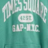 Çocuk Vintagesoft NYC Times Square Kapüşonlu Sweatshirt