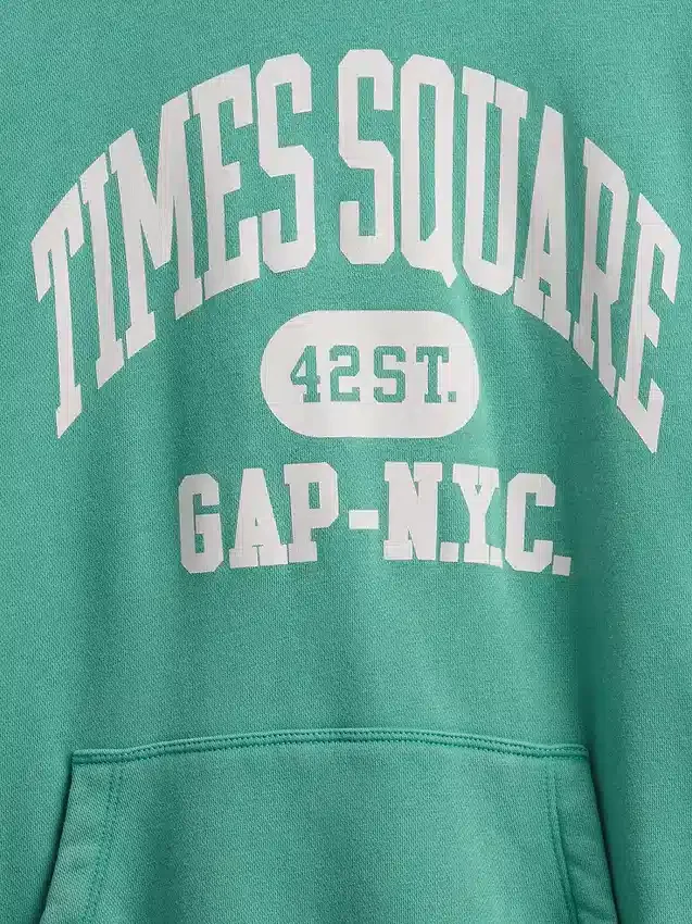 Çocuk Vintagesoft NYC Times Square Kapüşonlu Sweatshirt