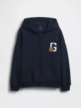 Çocuk Vintagesoft Oversized Fermuarlı Kapüşonlu Sweatshirt