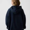 Çocuk Vintagesoft Oversized Fermuarlı Kapüşonlu Sweatshirt