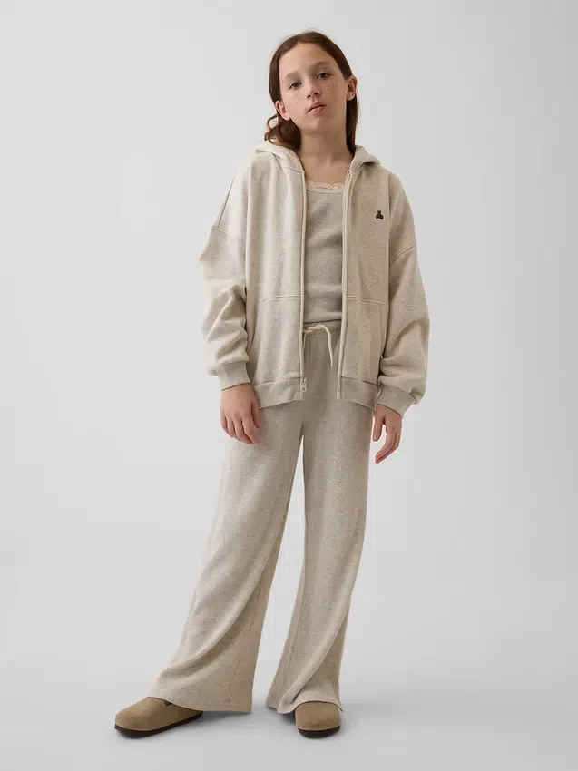 Çocuk Vintagesoft Oversized Fermuarlı Kapüşonlu Sweatshirt