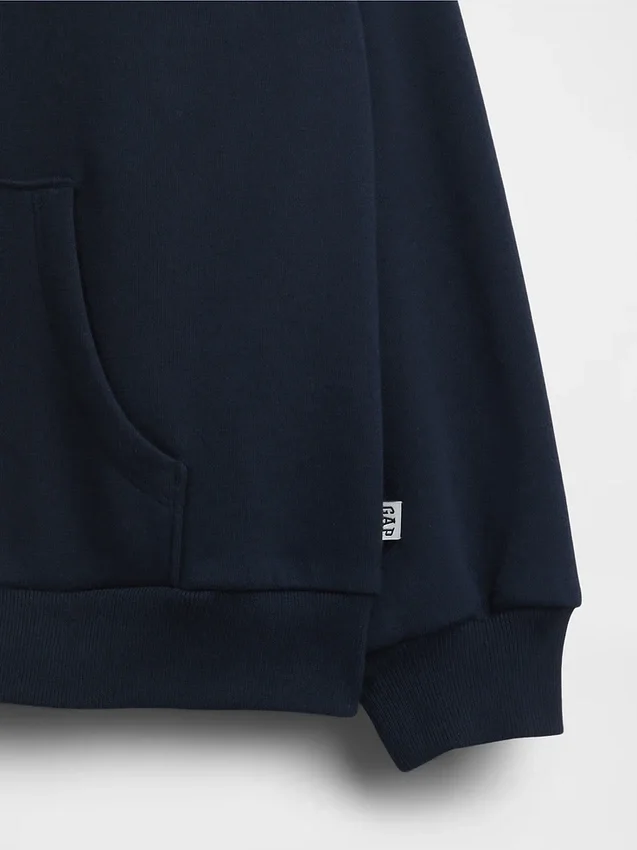 Çocuk Vintagesoft Oversized Fermuarlı Kapüşonlu Sweatshirt