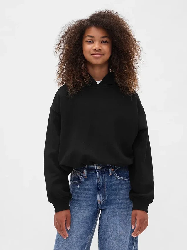 Çocuk Vintagesoft Oversized Kabarık Kapüşonlu Sweatshirt