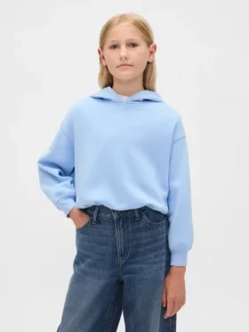 Çocuk Vintagesoft Oversized Kabarık Kapüşonlu Sweatshirt